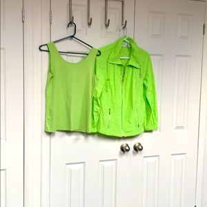 Weekend two piece top and jacket.  Chico’s size 1